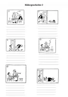 Vorschau - Klassenarbeiten - Bildergeschichte Klassenarbeit mit Bewertungsbogen - Seite 2