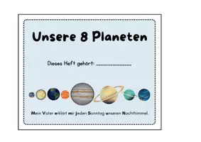 Vorschau - Arbeitsblätter - Planeten/Sonnensystem - Steckbriefe - Seite 1