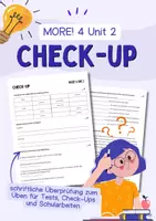 Vorschau - Arbeitsblätter - Check-Up: MORE! 4 Unit 2 (Whodunit) - Deckblatt