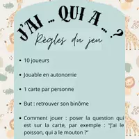 Aperçu - Jeux - J'ai ... Qui a ... ? - En autonomie - Page de couverture