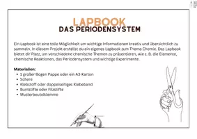 Vorschau - Mal- und Bastelvorlagen - Lapbook: das Periodensystem; Chemie - Seite 2