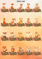 Vorschau - Arbeitsblätter - 🦊 Fuchs schau genau Finde den Zwilling Schattenbilder - Seite 1