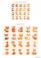 Vorschau - Arbeitsblätter - 🦊 Fuchs schau genau Finde den Zwilling Schattenbilder - Seite 3