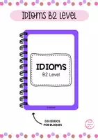 Vista previa - Tarjetas / Manipulativos - CUADERNO DE IDIOMS B2 LEVEL - Portada