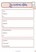 Aperçu - Outils du professeur - Cahier du remplaçant en maternelle - Page 2