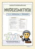 Vorschau - Spiele - Gerichtsverhandlung Medizinethik - Deckblatt