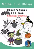 Vorschau - Arbeitsblätter - Mathematik 5. bis 6.Klasse Bruchrechnen Addition - Deckblatt