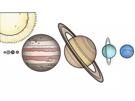 Vorschau - Präsentationen/Tafelbilder - Sonnensystem Tafelmaterial - Seite 1