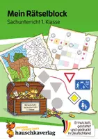 Vorschau - Stationenlernen - Mein Rätselblock Sachunterricht 1. Klasse - Deckblatt