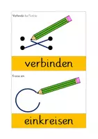 Vorschau - Präsentationen/Tafelbilder - Arbeitsanweisungen / Operatoren in der Grundschule - Seite 1