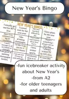 Vorschau - Spiele - New Year's Bingo - Fun ESL Classroom Game - Deckblatt