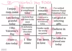 Vorschau - Spiele - Valentine's Day Bingo - ESL classroom game - Seite 1