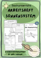 Vorschau - Arbeitsblätter - Materialpaket: Sonnensystem - Seite 1