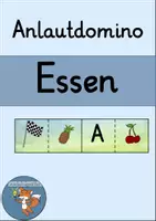 Vorschau - Spiele - Anlautdomino Essen Freiarbeit - Deckblatt