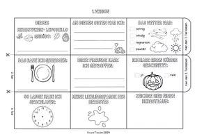 Vorschau - Arbeitsblätter - Herbstferien-Leporello – Dein kreatives Herbstfaltbuch zum Selbermachen - Seite 1