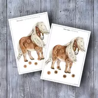 Vorschau - Stationenlernen - 🐎 Pony "Roll and cover" Würfelspiel ZR 1-6 & 1-12 - Deckblatt