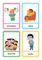 Vista previa - Unidades / Secuencias / Situaciones de Aprendizaje - FLASHCARDS EMOCIONES - página 1