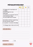 Vorschau - Arbeitsblätter - Briefschreiben - Deckblatt