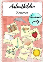 Vorschau - Bildkarten - Anlautbilder - Sommer - Deckblatt