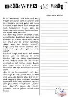Vorschau - Arbeitsblätter - Halloween - zweifach differenzierter Lesetext mit Aufgaben - Seite 2
