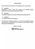 Vista previa - Hojas de trabajo - RUEDAS DE MULTIPLICACIONES - MATEMÁTICAS - página 2