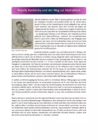 Vorschau - Arbeitsblätter - Wassily Kandinsky und der Weg zur Abstraktion - Seite 1