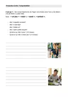 Vorschau - Stationenlernen - Leseverstehen. Personalpronomen il und elle. Textproduktion - Seite 1