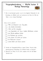 Vorschau - Arbeitsblätter - Vorgangsbeschreibung: Waffeln backen – Arbeitsblätter (Deutsch) - Seite 3