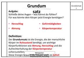 Vorschau - Stundenentwürfe - Energieumwandlung - Grund-, Leistungs-, Gesamtumsatz - Seite 2