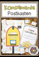 Vorschau - Mal- und Bastelvorlagen - Komplimente Postkasten - Deckblatt