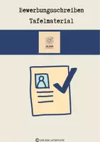 Vorschau - Präsentationen/Tafelbilder - Tafelmaterial Bewerbungsschreiben - Deckblatt