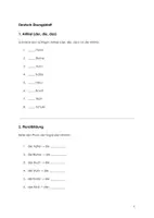 Vorschau - Arbeitsblätter - Deutsch Grammatikübungen für A1-Lernende - Deckblatt