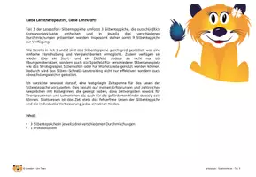 Vorschau - Fördermaterial/Inklusion - Silbenteppiche Teil 3 Konsonantencluster - Seite 3