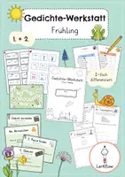 Vorschau - Unterrichtsreihen - Gedichte Frühling - Deckblatt