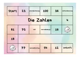 Aperçu - Jeux - Die Zahlen - jeu de plateau allemand - Page 1