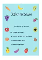 Aperçu - Feuilles d'exercices - Ateliers d'écrivain - Recette - Page 3