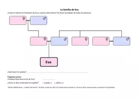 Vorschau - Arbeitsblätter - Hör(seh)verstehen: Mi familia (mit Lösung) - Deckblatt