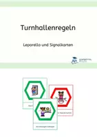 Vorschau - Fördermaterial/Inklusion - Turnhalle: Leporello und Signalkarten - Deckblatt