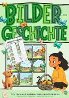 Vorschau - Arbeitsblätter - Kreatives Schreiben im Frühling - Bildergeschichte - Deckblatt