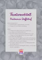 Vorschau - Arbeitsblätter - Materialpaket Theaterwerkstatt - Seite 1