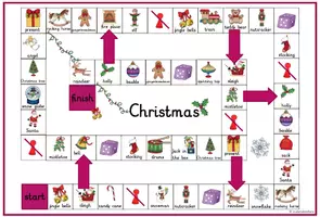 Vorschau - Stationenlernen - Christmas Board Game für Englisch 2-fach differenziert - Seite 2
