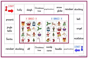 Vorschau - Stationenlernen - Christmas Bingo für Englisch 3-fach differenziert - Seite 3