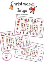 Vorschau - Stationenlernen - Christmas Bingo für Englisch 3-fach differenziert - Deckblatt