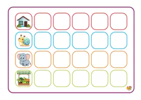 Vista previa - Hojas de trabajo - Bingo de sílabas - página 3