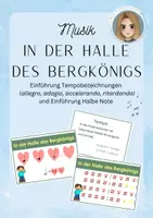 Vorschau - Unterrichtsreihen - MUSIK - Halloween - In der Halle des Bergkönigs - Deckblatt