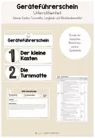Vorschau - Poster - Geräteführerschein (Unterrichtseinheit) - Deckblatt