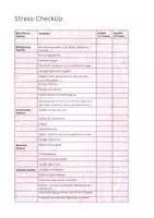 Vorschau - Arbeitsblätter - Stress-CheckUp - Seite 1