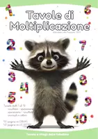 anteprima - Esercizi - GIOCO DEGLI ANIMALI. Tabelline - Pagina di copertina