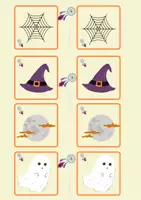 anteprima - Flashcard - MEMO DI HALLOWEEN - Pagina 1