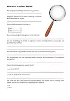 Vorschau - Arbeitsblätter - Arbeitsblatt: Praktikum, Dein Betrieb unter der Lupe - Seite 2